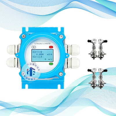 双声道电池供电IP68型超声波流量计插入式