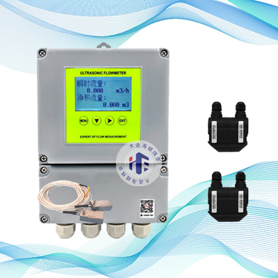 双声道电池供电型超声波热量表外夹式